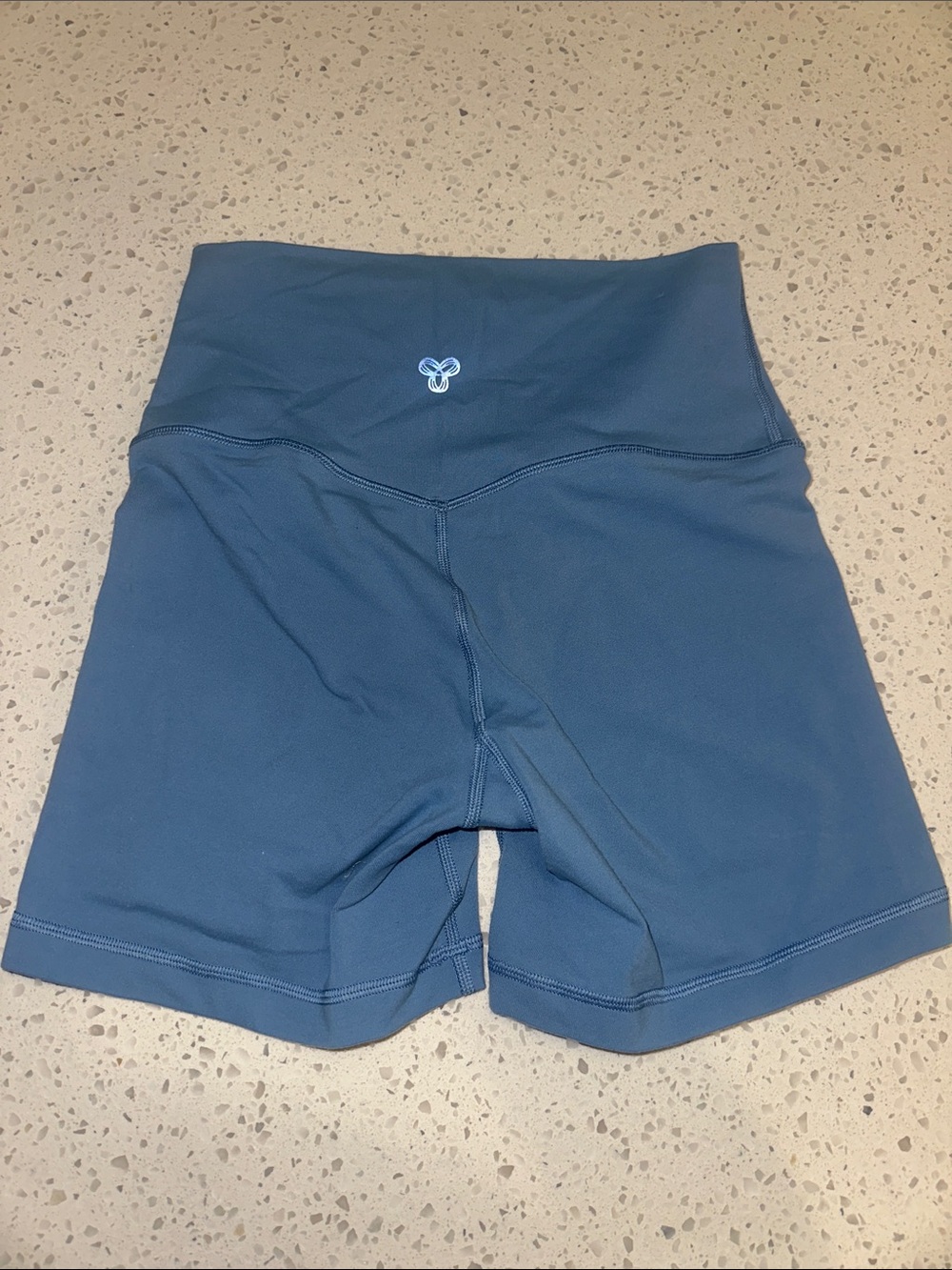 TnAction  High-Waist BlueWomen's Bike Shorts Small